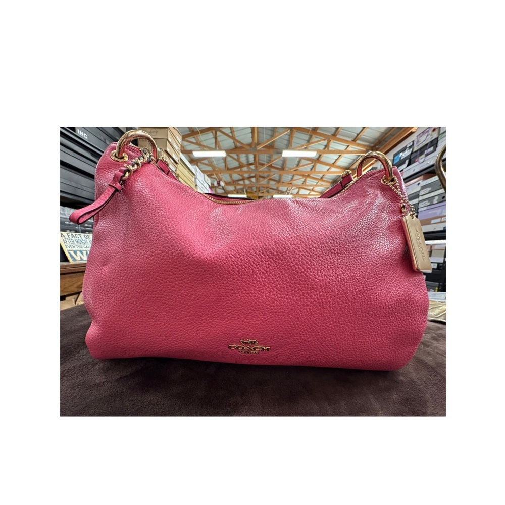 Coach Soft bubblegum pink Leather Shoulder bag and Wallet set Pristine condition - Picture 3 of 16